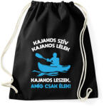 printfashion Kajakos leszek - Sportzsák, Tornazsák - Fekete (15914829)