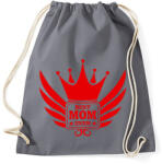 printfashion Legjobb Anya! - Sportzsák, Tornazsák - Grafitszürke (330485)