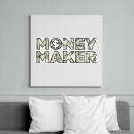 printfashion Money makeR - Vászonkép - Fehér (6630072)