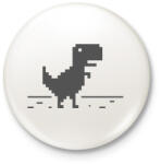 printfashion page not found dino - Kitűző, hűtőmágnes - Fehér (3075894)