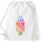 printfashion festival skull - Sportzsák, Tornazsák - Fehér (1772525)