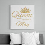 printfashion Queen - Vászonkép - Fehér (6635737)