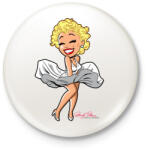 printfashion marilyn-monroe-png-2300195 - Kitűző, hűtőmágnes - Fehér (4180192)