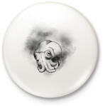 printfashion polip - Kitűző, hűtőmágnes - Fehér (3079764)