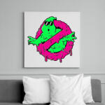 printfashion Melted Slimer - Vászonkép - Fehér (6637536)