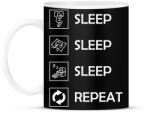 printfashion Sleep, sleep, sleep - Bögre - Fekete (7541802)