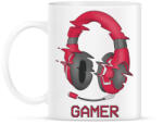 printfashion Gamer fejhallgató - Bögre - Fehér (4372834)