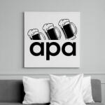 printfashion Apa - Vászonkép - Fehér (6633949)