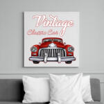 printfashion Classic car - Vászonkép - Fehér (6634757)