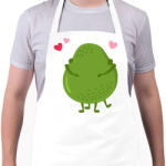 printfashion Avokádó love - Kötény - Fehér (11891660)