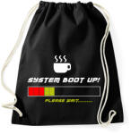 printfashion rendszerindítás - Sportzsák, Tornazsák - Fekete (1530619)