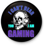 printfashion Gamer - Kitűző, hűtőmágnes - Fekete (13638272)