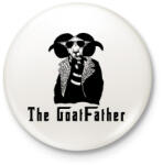 printfashion the goatfather - Kitűző, hűtőmágnes - Fehér (3080641)