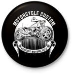 printfashion Motorcycle - Kitűző, hűtőmágnes - Fekete (13769092)