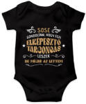 printfashion Elképesztő targoncás - Baba Body - Fekete (13077799)