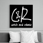 printfashion Fogd meg és engedd vissza - Vászonkép - Fekete (6645309)