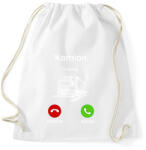 printfashion Kamionos Hívás - Sportzsák, Tornazsák - Fehér (11514239)