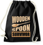 printfashion Wooden spoon - Sportzsák, Tornazsák - Fekete (15997059)