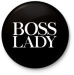printfashion Boss Lady - Kitűző, hűtőmágnes - Fekete (4594585)