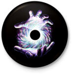 printfashion Fekete lyuk - Kitűző, hűtőmágnes - Fekete (3092481)