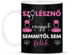 printfashion Szülésznő vagyok - Bögre - Fekete (7443216)