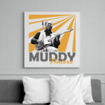 printfashion Muddy Waters - Vászonkép - Fehér (7656937)