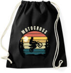 printfashion Motocross - Sportzsák, Tornazsák - Fekete (5077848)