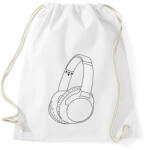 printfashion Fejhallgató - Sportzsák, Tornazsák - Fehér (5104233)