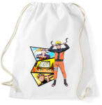 printfashion Naruto - montázs - Sportzsák, Tornazsák - Fehér (7208788)