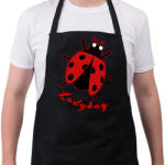 printfashion Katicabogár - Kötény - Fekete (13022134)