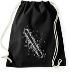 printfashion Furulya - Sportzsák, Tornazsák - Fekete (9177975)