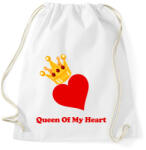 printfashion Queen of my heart - Sportzsák, Tornazsák - Fehér (2212757)
