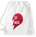 printfashion Best friends - right - Sportzsák, Tornazsák - Fehér (2026256)