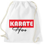 printfashion Karate hero - Sportzsák, Tornazsák - Fehér (7566645)