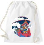 printfashion Kalóz - Sportzsák, Tornazsák - Fehér (5226025)