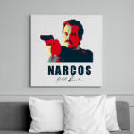 printfashion Narcos2 - Vászonkép - Fehér (6626886)