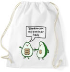 printfashion Working on my summer body - Sportzsák, Tornazsák - Fehér (2467389)