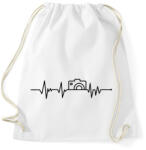 printfashion Fotózás ekg - Sportzsák, Tornazsák - Fehér (5370369)