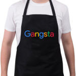 printfashion Gangsta - Kötény - Fekete (4935446)