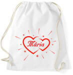 printfashion Mária - Sportzsák, Tornazsák - Fehér (12223778)