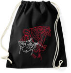 printfashion red&white 6 - Sportzsák, Tornazsák - Fekete (16292350)