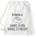 printfashion Nyomom az ESC gombot - Sportzsák, Tornazsák - Fehér (7544928)