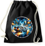 printfashion DeLorean - Vissza a jövőbe - Sportzsák, Tornazsák - Fekete (15390430)