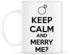 printfashion KEEP CALM2. png - Bögre - Fehér (789048)