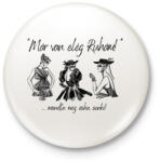 printfashion Már van elég ruhám! - Kitűző, hűtőmágnes - Fehér (12065399)