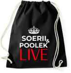 printfashion SOERII AND POOLEK LIVE - Sportzsák, Tornazsák - Fekete (11430819)