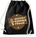 printfashion Kucsmagomba függő - Sportzsák, Tornazsák - Fekete (11616290)