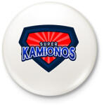 printfashion SUPERKAMIONOS - Kitűző, hűtőmágnes - Fehér (11483598)