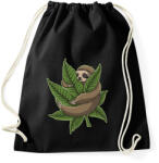 printfashion Chilling Sloth - Sportzsák, Tornazsák - Fekete (6592773)