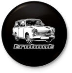 printfashion trabant - Kitűző, hűtőmágnes - Fekete (8307579)
